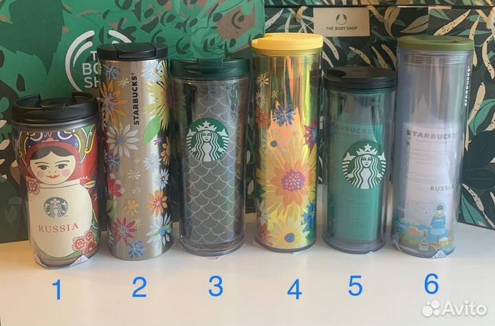 Оригинальные термокружки/тамблеры Starbucks