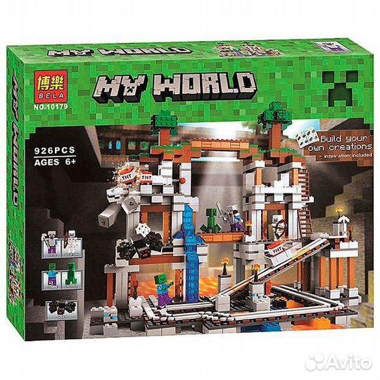 Конструктор Шахта Micro World Майнкрафт 926 детали