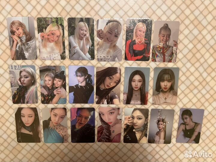 Официальные карты kpop Everglow,Itzy,Chungha,Aespa