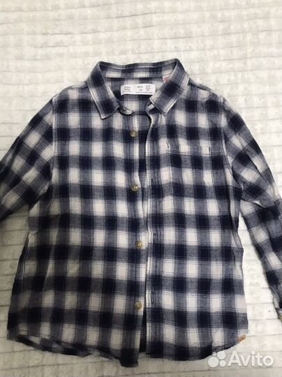 Рубашка zara для мальчика 98