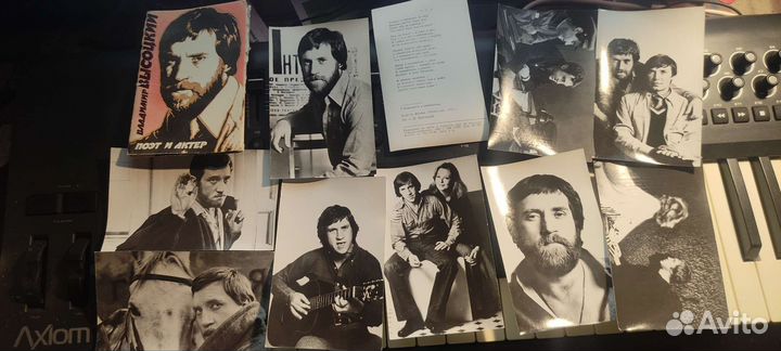 Открытки Высоцкого с песнями на обороте