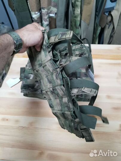 Подсумок для 4 магазинов ак ссо/ мультикам/мох