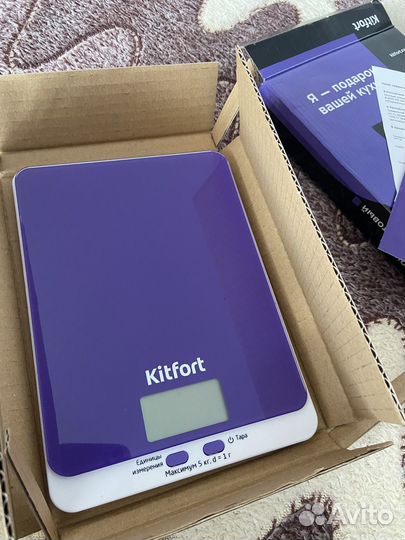 Весы кухонные kitfort новые