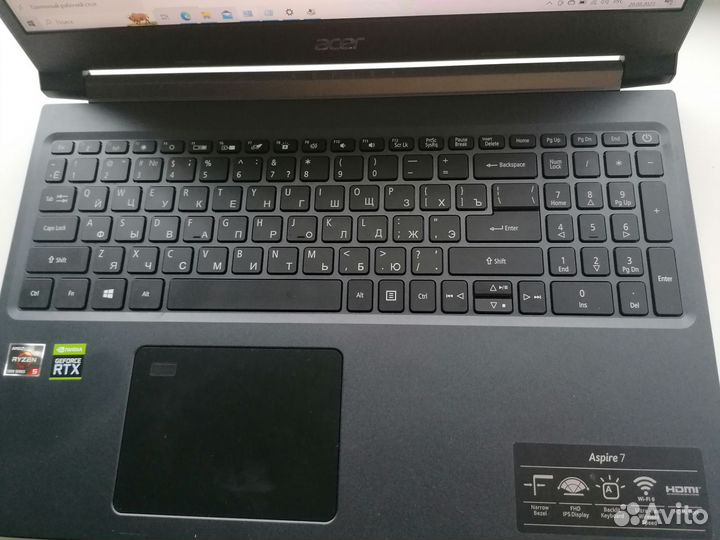 Ноутбук acer Aspire 7