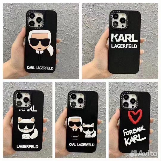 Чехол на iPhone 14/plus/pro/pro max karl Lagerfeld