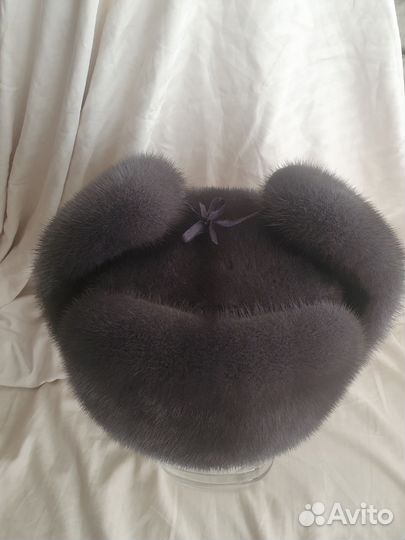 Норковая шапка мужская новая