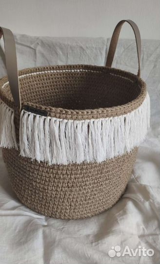 Корзина плетеная большая