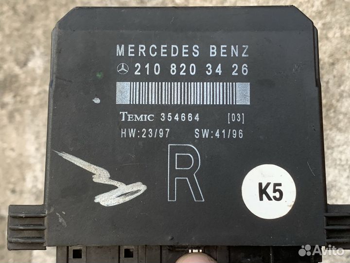 Блок комфорта w210 правый