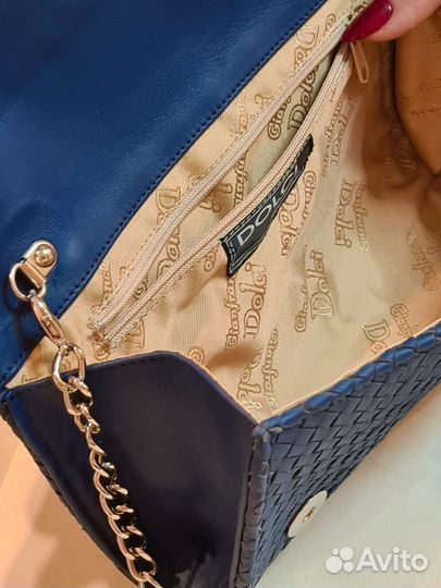 Сумка женская синяя италия