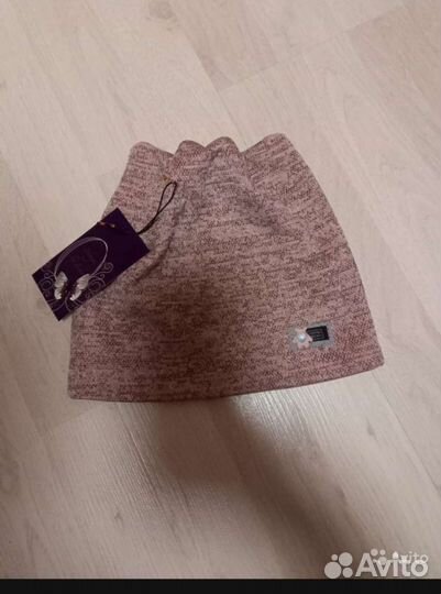 Комплект шапка+шарф и шапочка для девочки
