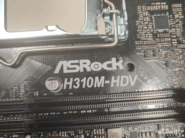 Маленькая материнка на 1151v2 (Asrock H310M-HDV)