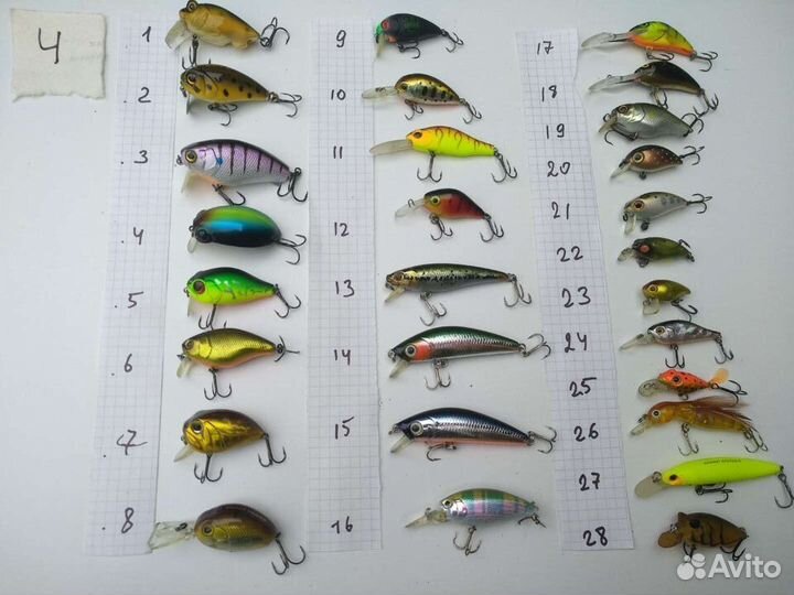 Воблеры оригинал много разных