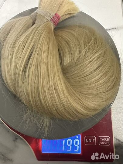 Продаю волосы для наращивания 190 гр- блонд