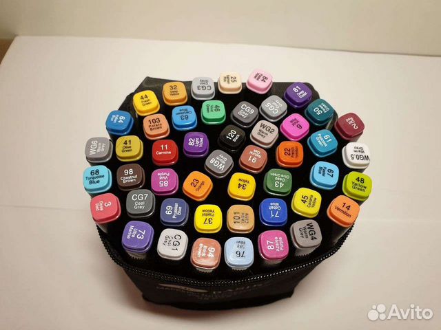 Набор профессиональных маркеров для скетчинга 48шт