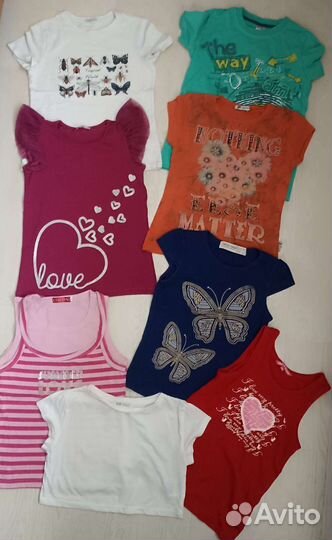 Вещи пакетом для девочки, 134