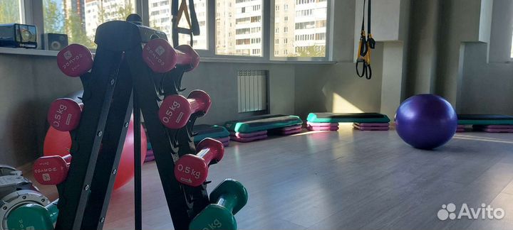 Почасовая аренда зала в фитнес-клубе