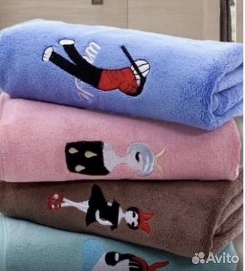 Набор полотенец из 4 штук 35/75 из микрофибры