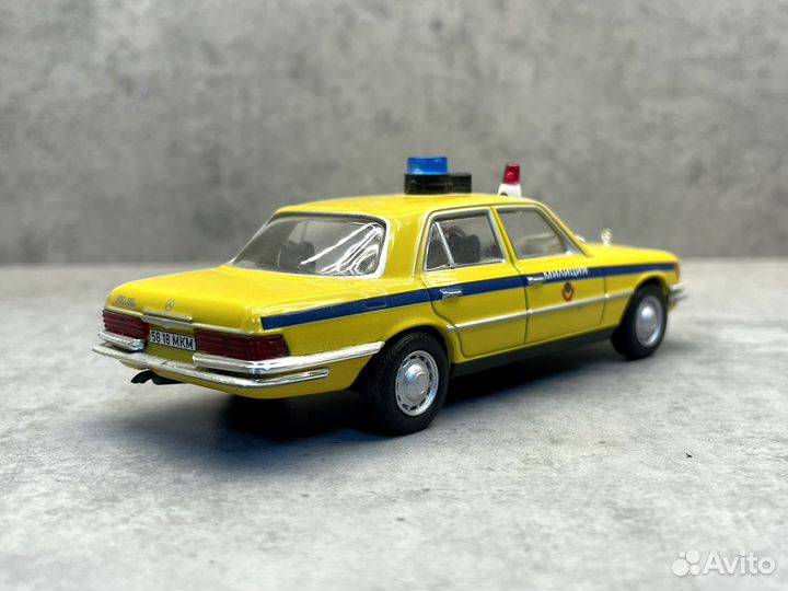 Модель Mercedes-benz 450 SEL W116 Милиция 1:43