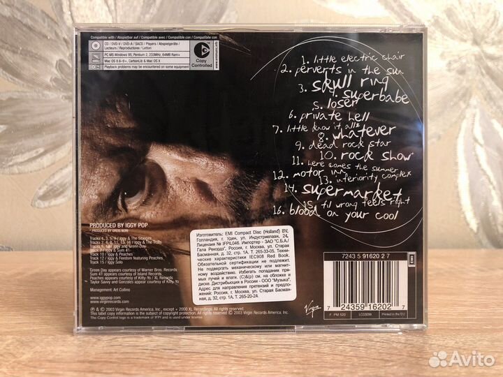 CD Iggy Pop – Skull Ring