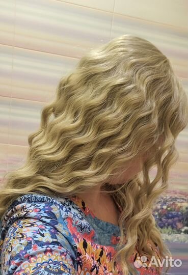 Новые парики блонд длинные, лейсфронт