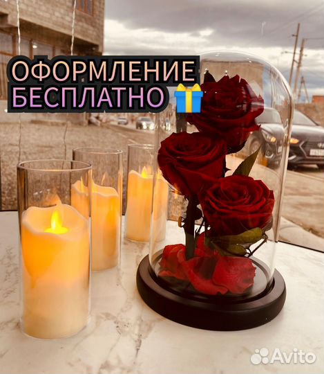 Розы в колбе