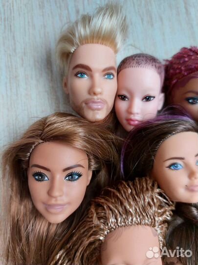Лот голов Барби под ооак