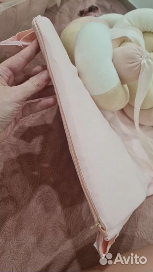 Бортик косичка, кокон