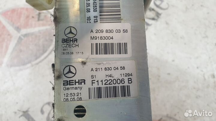 Испаритель кондиционера Mercedes-Benz W211 W209