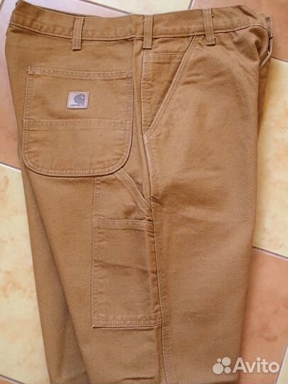 Брюки Carhartt плотный дак хлопок р. 34w 34l