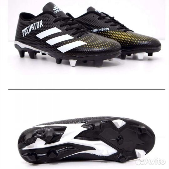 Футбольные бутсы с шипами Adidas predator