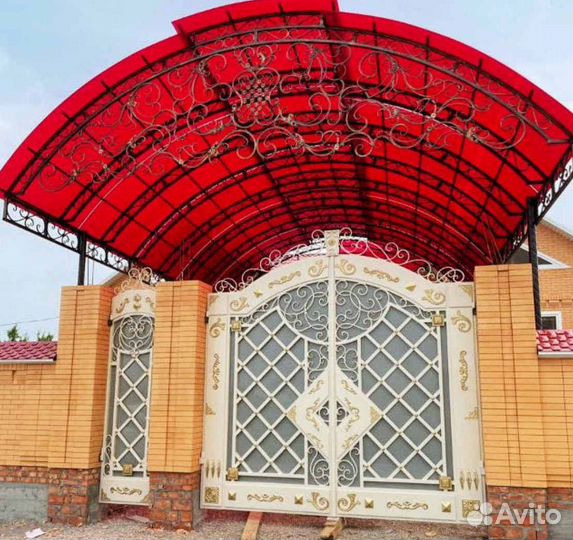 Навес из поликарбоната