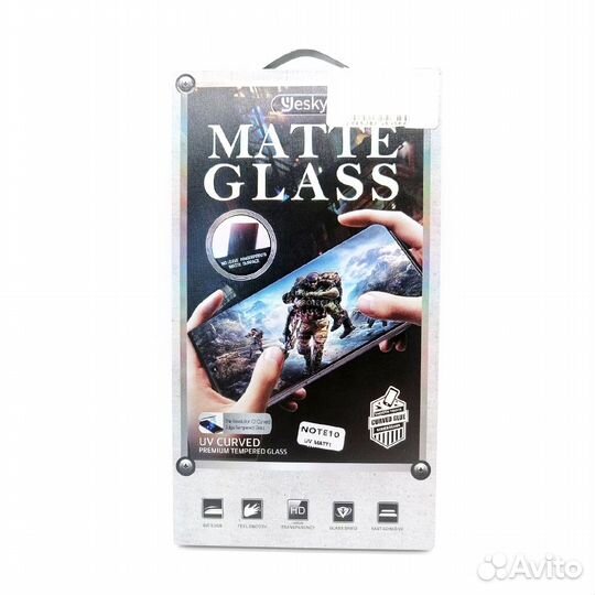 Стекло для Samsung Galaxy Note 10 Yesky UV Matte