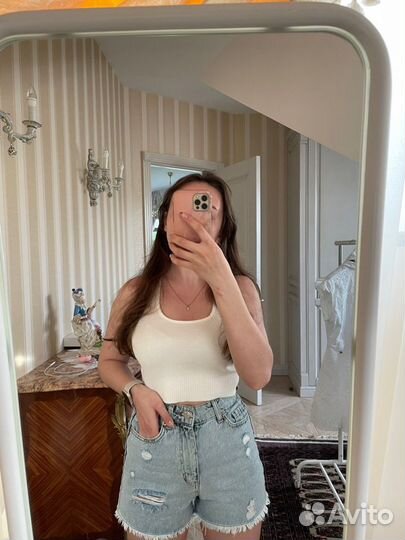 Шорты джинсовые zara