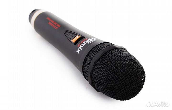 Микрофон ritmix RDM-131, чёрный. Для вокала. Пласт