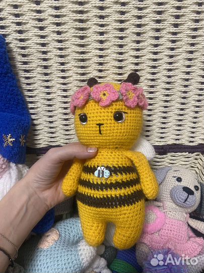 Вязаные игрушки ручной работы