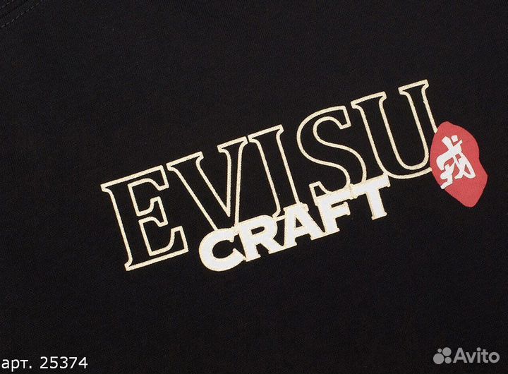 Футболка evisu Чёрная