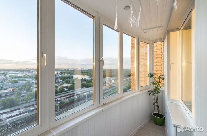 Раздвижное остекление балкона