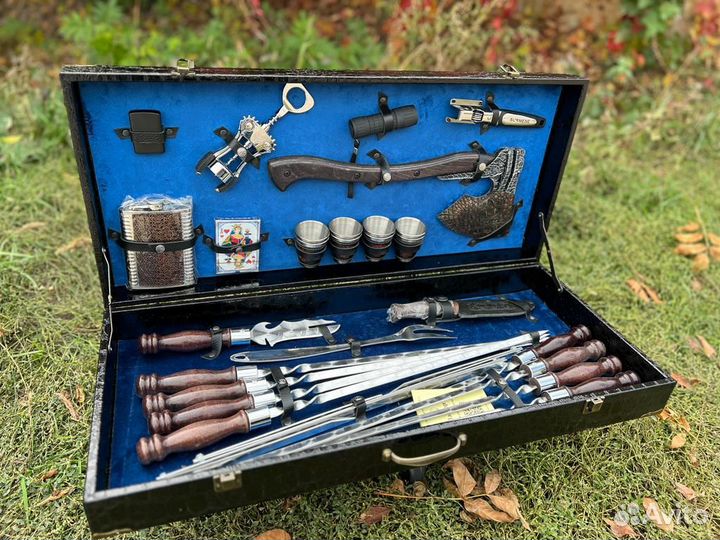 Шашлычный набор в чемодане № 19