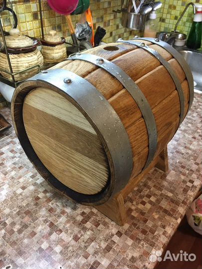 Бочка дубовая 5л подготовленная