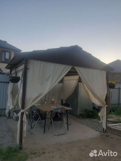 Беседка садовая металлическая