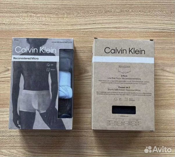 Мужские трусы Calvin Klein Оригинал M,L