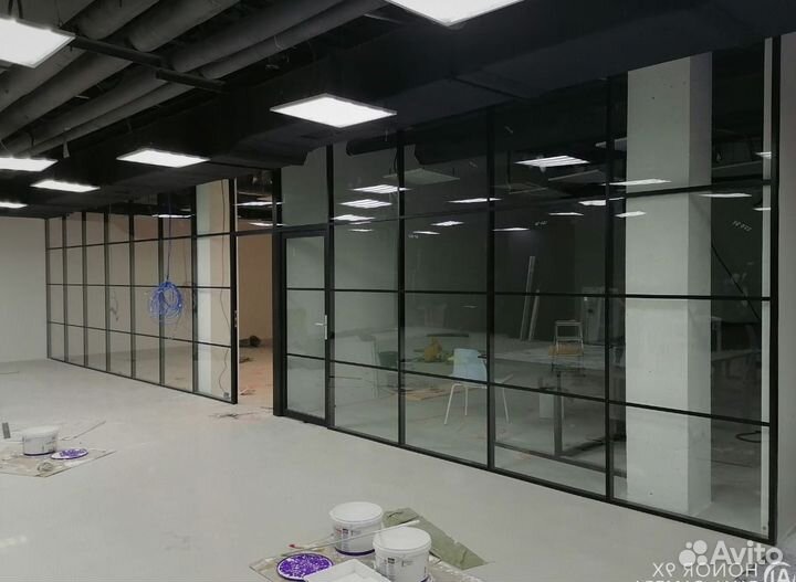 Офисные стеклянные перегородки