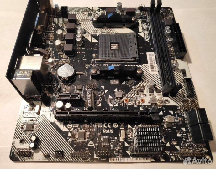 Мат. плата AM4 ASRock A320M-HDV R4.0