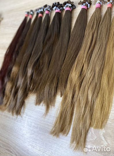 Славянские волосы на mini капсулах, 100шт