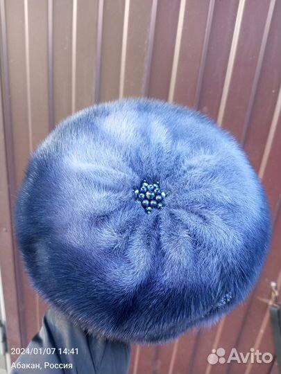 Шапка норковая женская новая