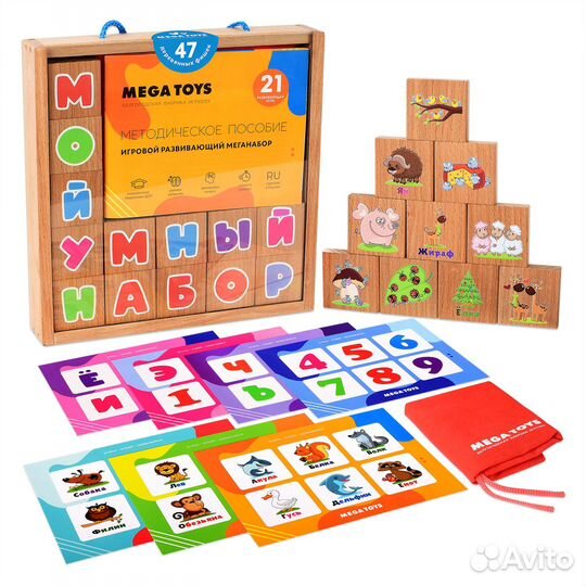 Набор обучающих игр Мега Тойс в чемодане с методич