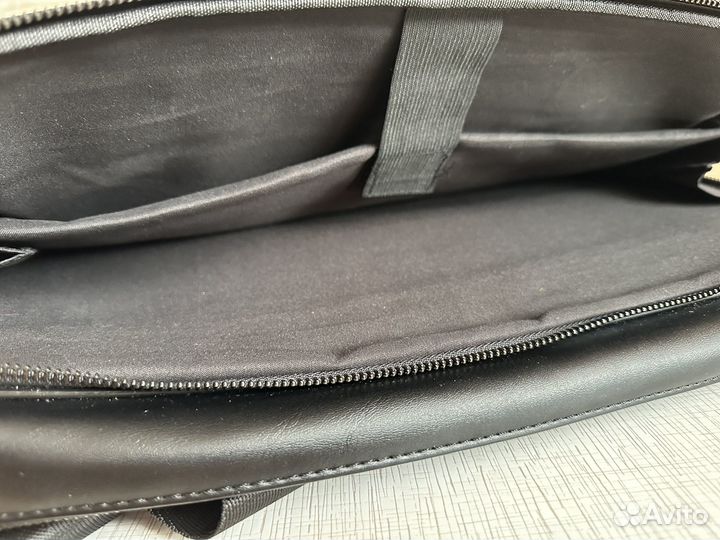 Мужская кожаная сумка для ноутбука