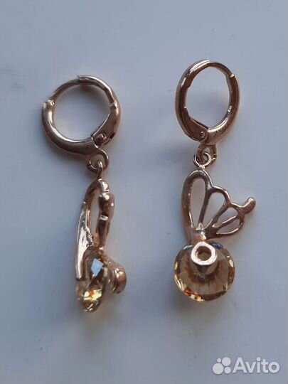 Серьги Бабочки