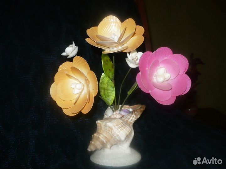 Оригинальные сувениры из морских раковин