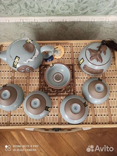 Набор для чайной церемонии глина